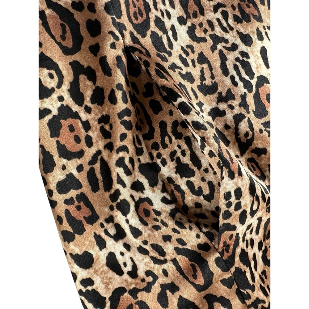 VICTORIA'S SECRET CHEETAH jungle robe sexy short gown smoking lounge Cost M - Picture 8 of 9